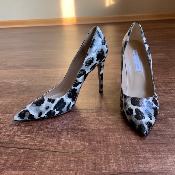 Diane Von Furstenberg 9.5B leopard print pumps - Picture 5 of 8